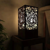 Floral Designer Wood Table Lamp / Table Light / Modern Lamp